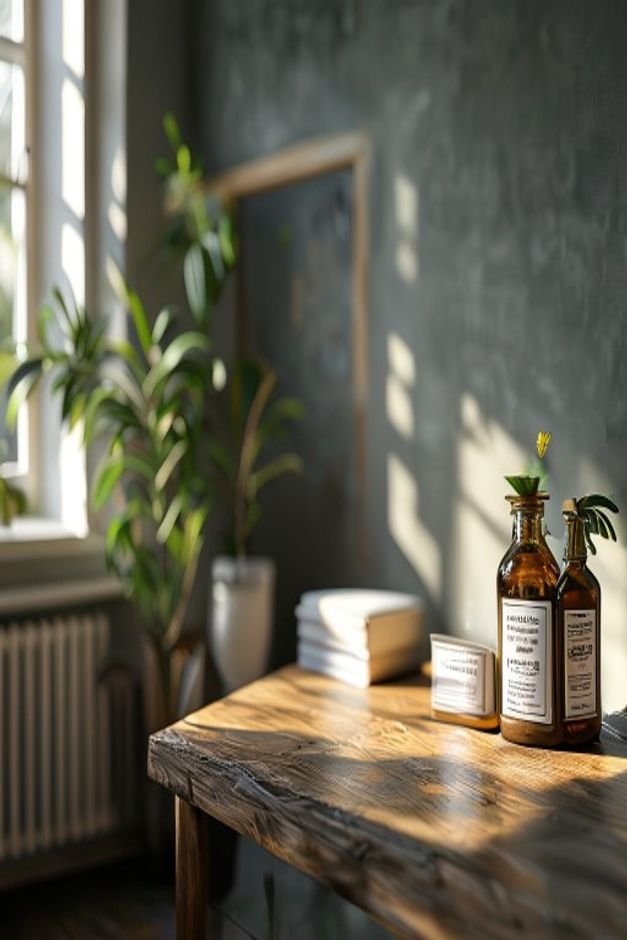 Editorial home photo for 10. Chalkboard Paint Labels, natural light, realistic styling, no text overlay