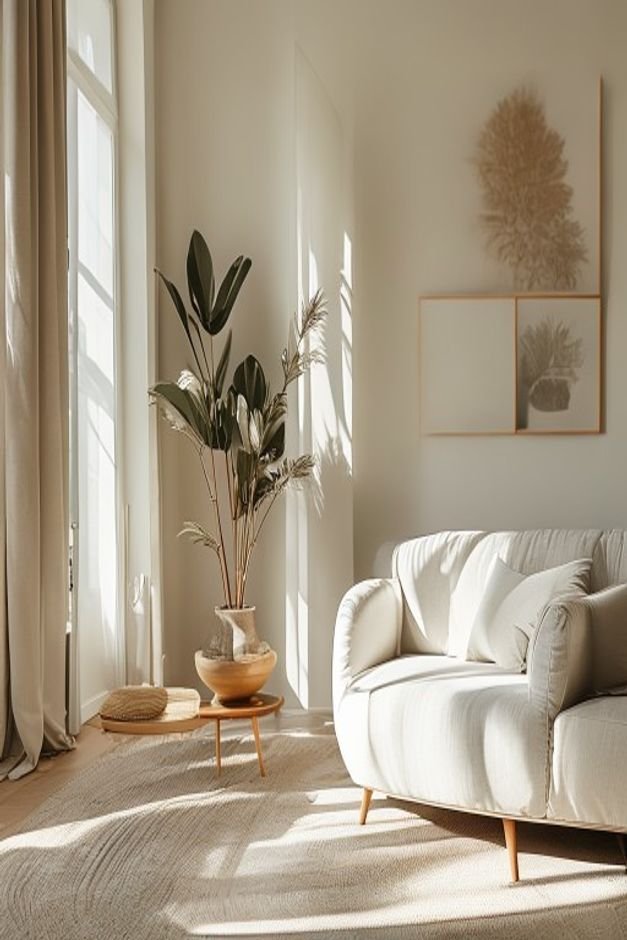Editorial home photo for Two-Tone Dipped Look, natural light, realistic styling, no text overlay