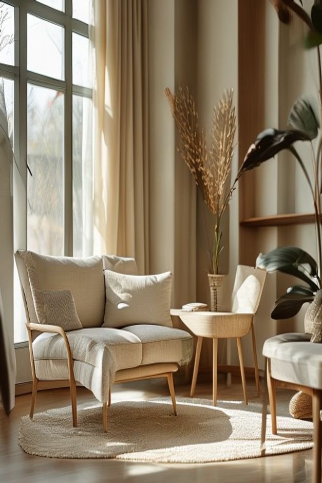 Editorial home photo for Two-Tone Dipped Look, natural light, realistic styling, no text overlay