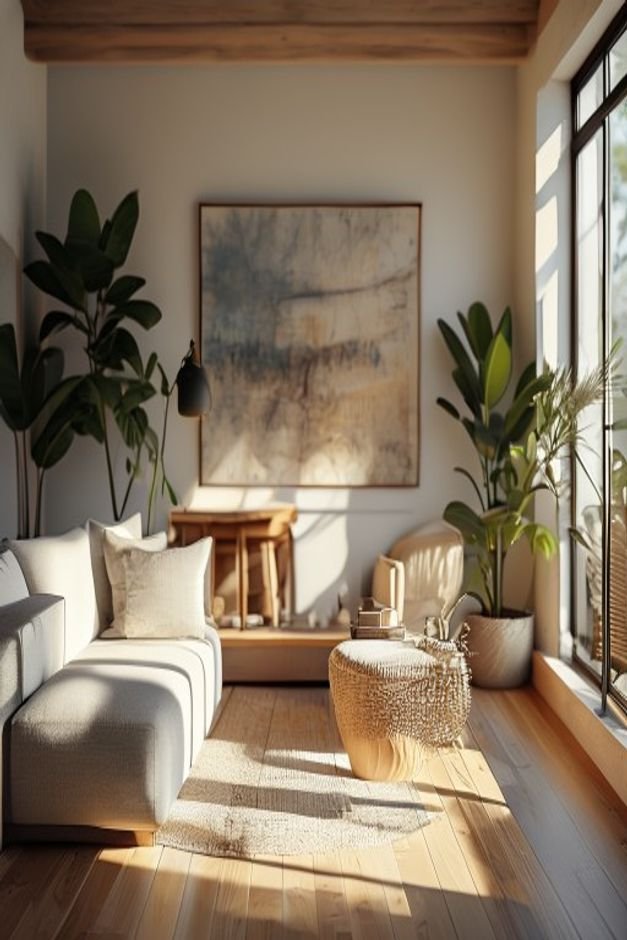 Editorial home photo for Bold Dipped Designs, natural light, realistic styling, no text overlay