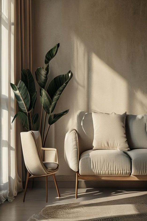 Editorial home photo for Metallic Accents for Shine, natural light, realistic styling, no text overlay