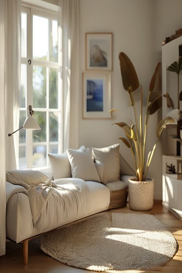 Editorial home photo for Bringing It All Together, natural light, realistic styling, no text overlay