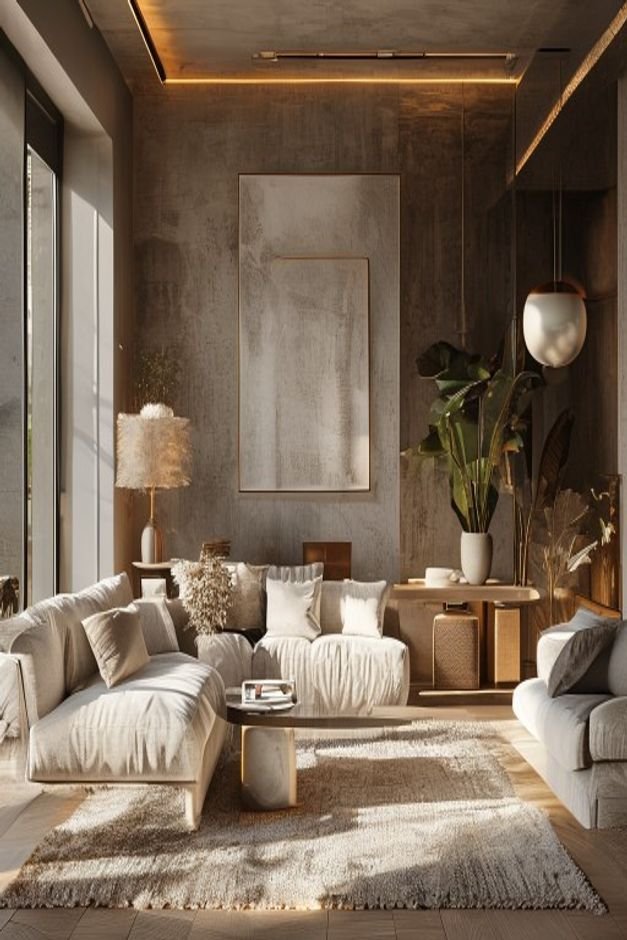 Editorial home photo for 12. Add a Glimmer with Metallic Accents, natural light, realistic styling, no text overlay