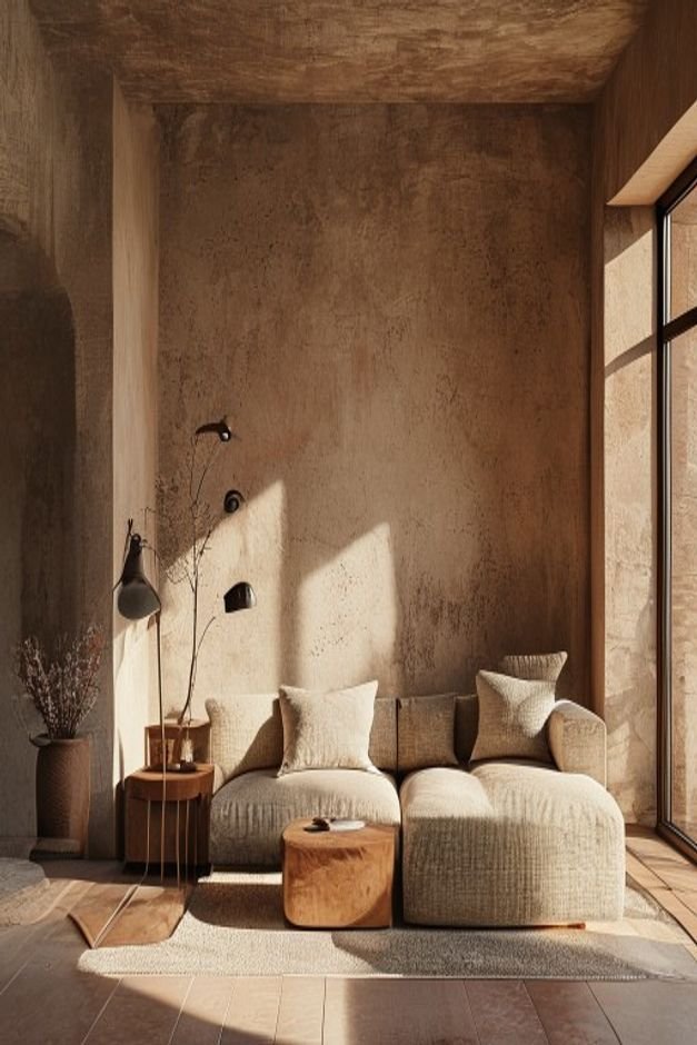 Editorial home photo for 16. The Aged Terra Cotta Look, natural light, realistic styling, no text overlay
