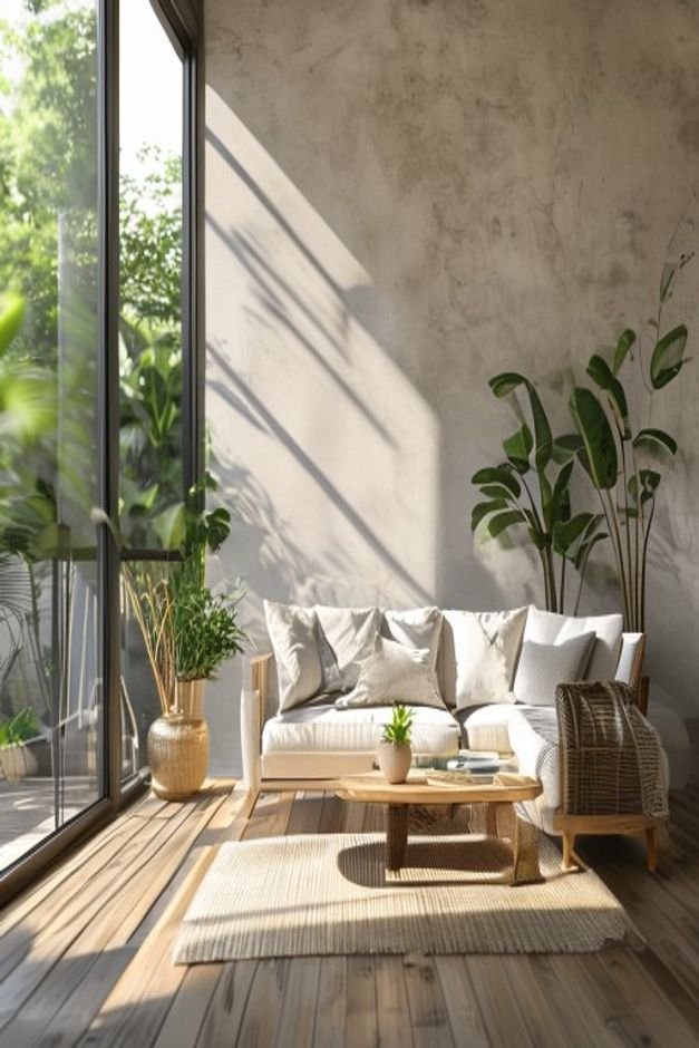 Editorial home photo for Refresh Your Outdoor Spaces with Creativity, natural light, realistic styling, no text overlay