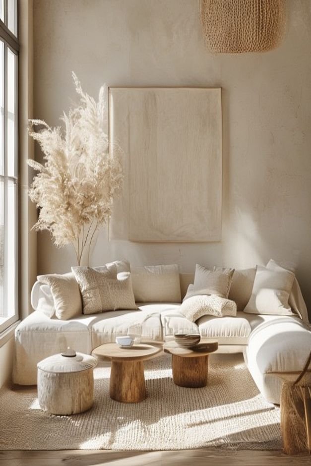Editorial home photo for A Curated Collection, natural light, realistic styling, no text overlay