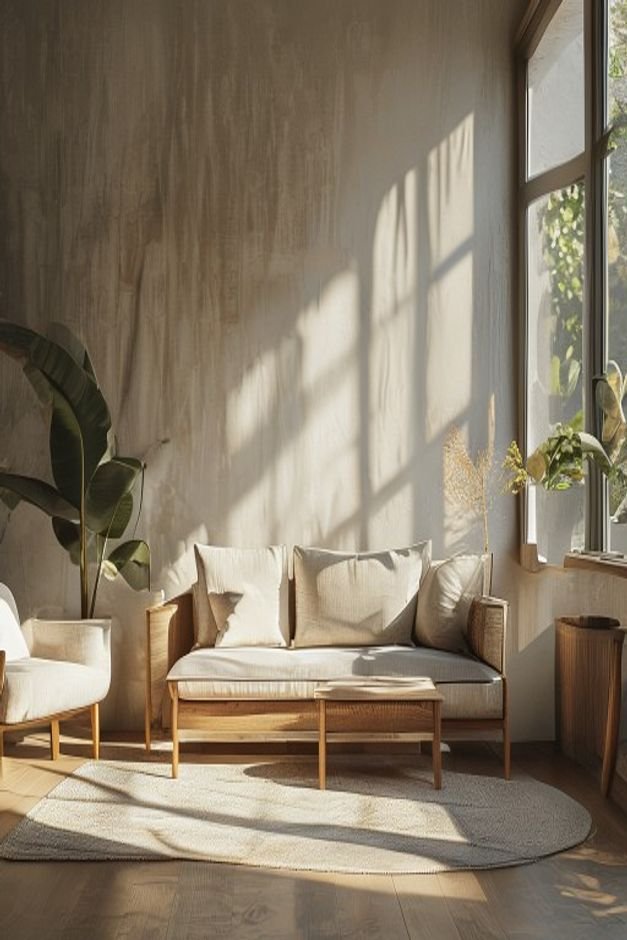 Editorial home photo for Creating a Confident Focal Point, natural light, realistic styling, no text overlay