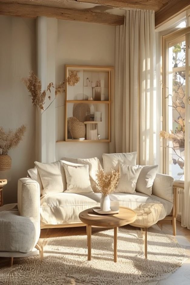 Editorial home photo for Creating a Confident Focal Point, natural light, realistic styling, no text overlay