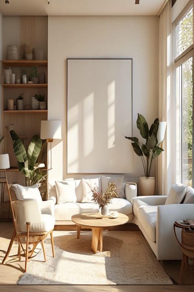 Editorial home photo for Creating a Confident Focal Point, natural light, realistic styling, no text overlay