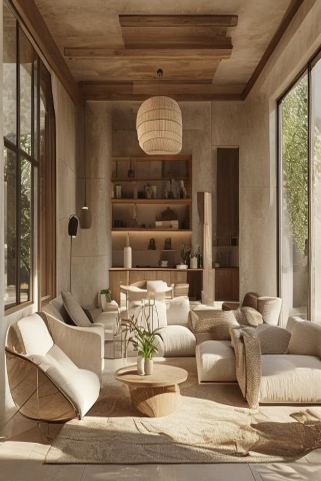 Editorial home photo for 12. Play with Architectural Elements, natural light, realistic styling, no text overlay