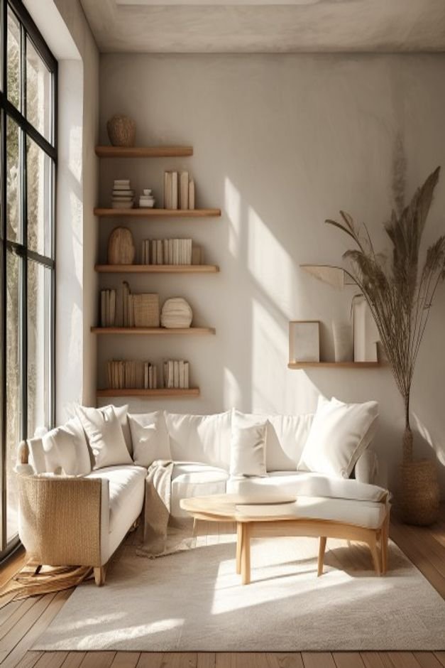 Editorial home photo for 14. Create a Monochromatic Statement, natural light, realistic styling, no text overlay