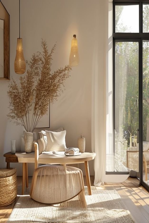 Editorial home photo for Bringing It All Together for Inspired Room Decor, natural light, realistic styling, no text overlay