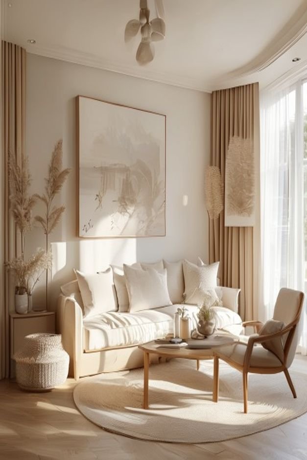 Editorial home photo for Refine Your Room Decor Gradually, natural light, realistic styling, no text overlay